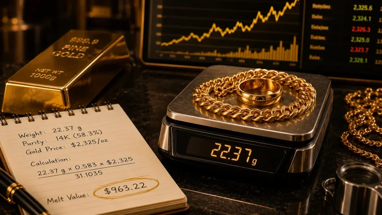 What Is Gold Melt Value